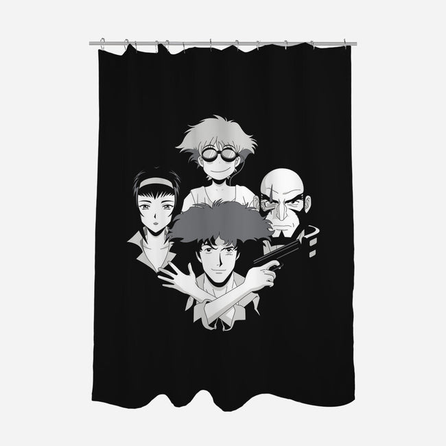 Bohemian Hunters-none polyester shower curtain-retrodivision