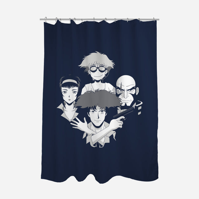 Bohemian Hunters-none polyester shower curtain-retrodivision