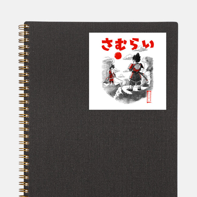 Samurai Battle-none glossy sticker-Arigatees