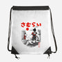 Samurai Battle-none drawstring bag-Arigatees