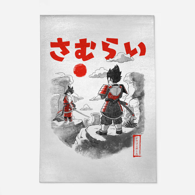 Samurai Battle-none indoor rug-Arigatees
