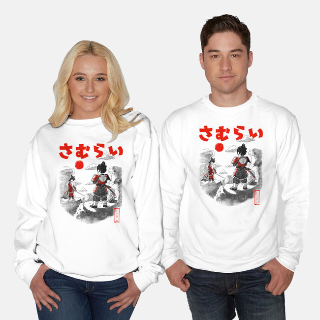 Samurai Battle-unisex crew neck sweatshirt-Arigatees