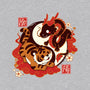 Yin And Yang Tiger Dragon-womens v-neck tee-NemiMakeit