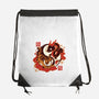 Yin And Yang Tiger Dragon-none drawstring bag-NemiMakeit