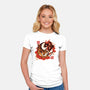 Yin And Yang Tiger Dragon-womens fitted tee-NemiMakeit