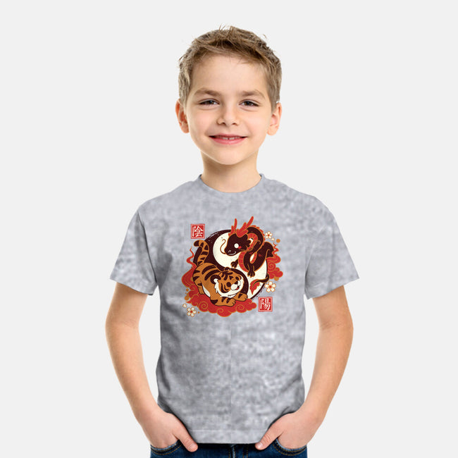 Yin And Yang Tiger Dragon-youth basic tee-NemiMakeit