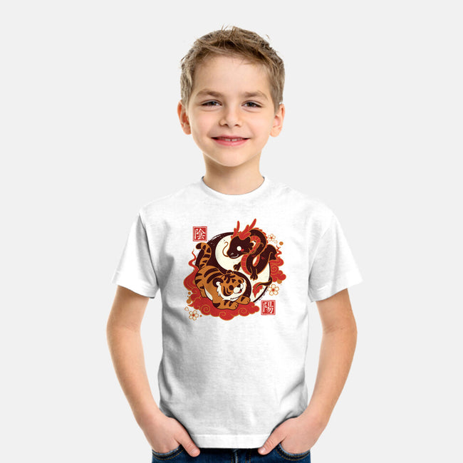 Yin And Yang Tiger Dragon-youth basic tee-NemiMakeit