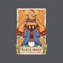 Black Mage Tarot Card-none removable cover throw pillow-Alundrart