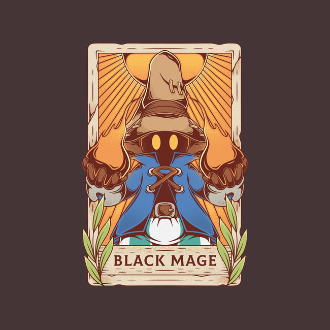 Black Mage Tarot Card-none basic tote-Alundrart