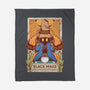 Black Mage Tarot Card-none fleece blanket-Alundrart