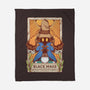 Black Mage Tarot Card-none fleece blanket-Alundrart