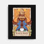Black Mage Tarot Card-none stretched canvas-Alundrart