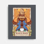 Black Mage Tarot Card-none stretched canvas-Alundrart