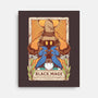 Black Mage Tarot Card-none stretched canvas-Alundrart