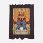 Black Mage Tarot Card-none polyester shower curtain-Alundrart