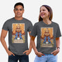 Black Mage Tarot Card-unisex basic tee-Alundrart