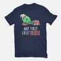 Nap First Exist Later-womens fitted tee-eduely