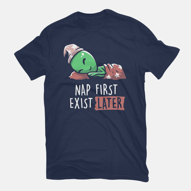 Nap First Exist Later-youth basic tee-eduely