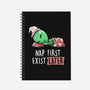 Nap First Exist Later-none dot grid notebook-eduely