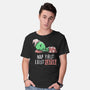 Nap First Exist Later-mens basic tee-eduely