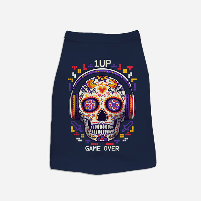 Calavera Gamer-dog basic pet tank-NemiMakeit