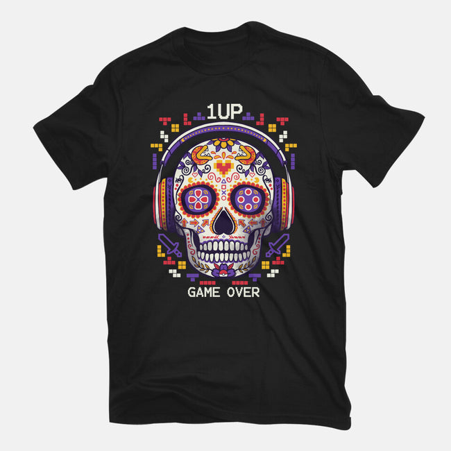 Calavera Gamer-mens basic tee-NemiMakeit