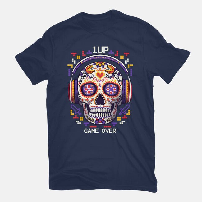 Calavera Gamer-womens fitted tee-NemiMakeit