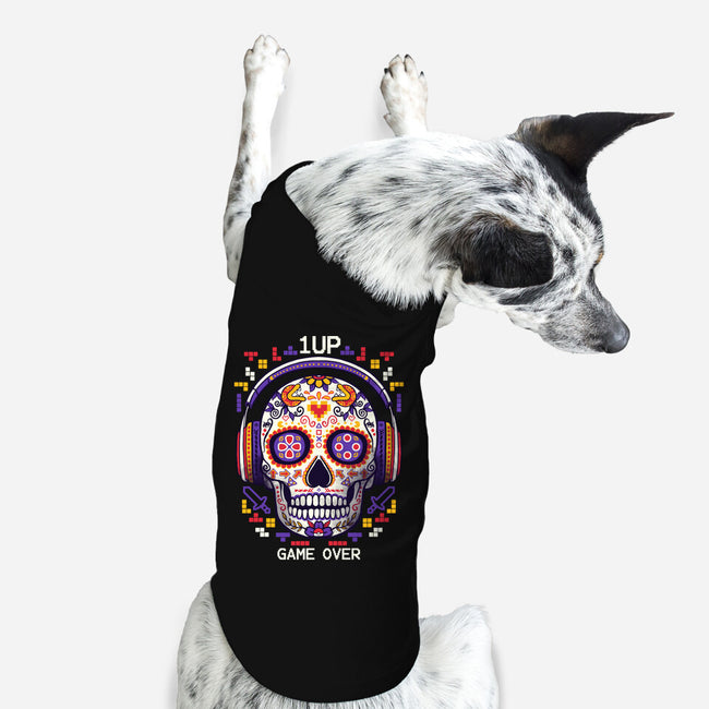 Calavera Gamer-dog basic pet tank-NemiMakeit