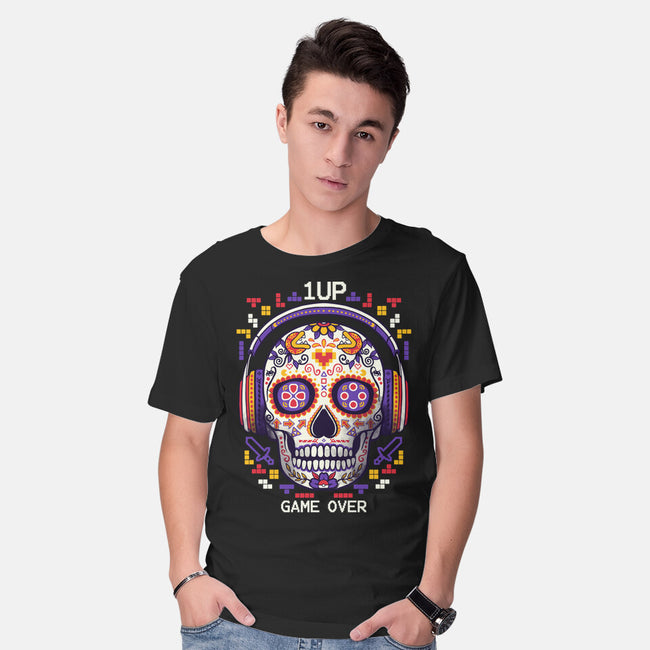 Calavera Gamer-mens basic tee-NemiMakeit