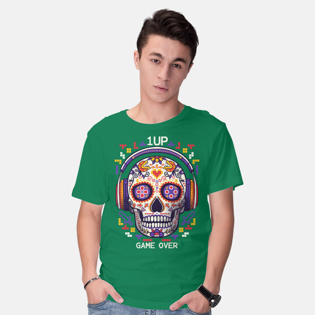 Calavera Gamer-mens basic tee-NemiMakeit