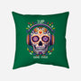 Calavera Gamer-none removable cover w insert throw pillow-NemiMakeit