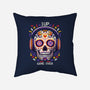 Calavera Gamer-none removable cover w insert throw pillow-NemiMakeit