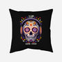 Calavera Gamer-none removable cover throw pillow-NemiMakeit