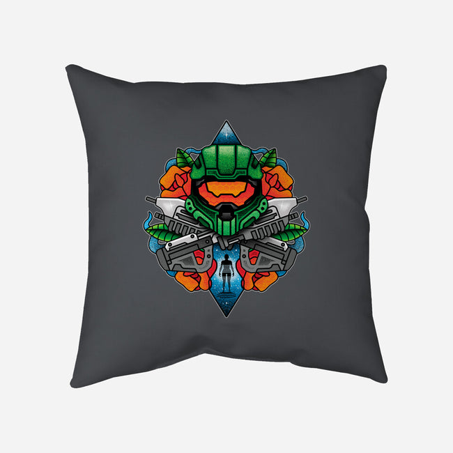 117 Tattoo-none removable cover w insert throw pillow-Logozaste