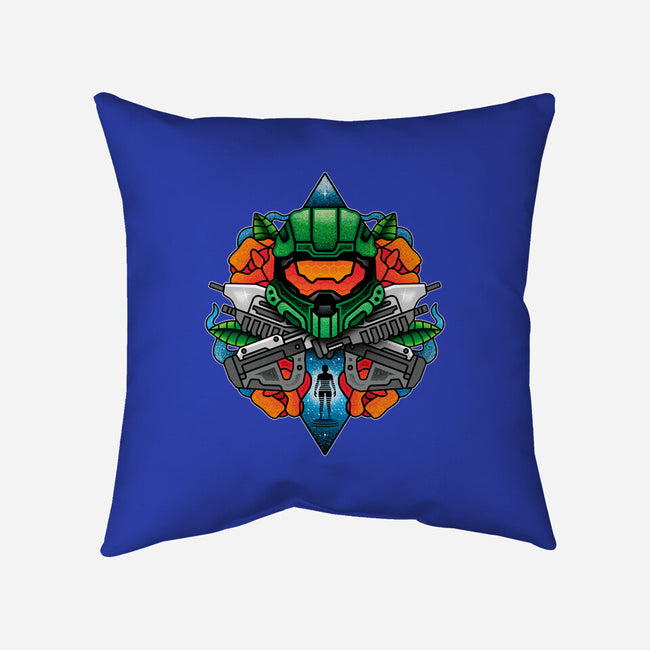 117 Tattoo-none removable cover w insert throw pillow-Logozaste