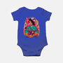 Samurai Kingyo-baby basic onesie-Bruno Mota