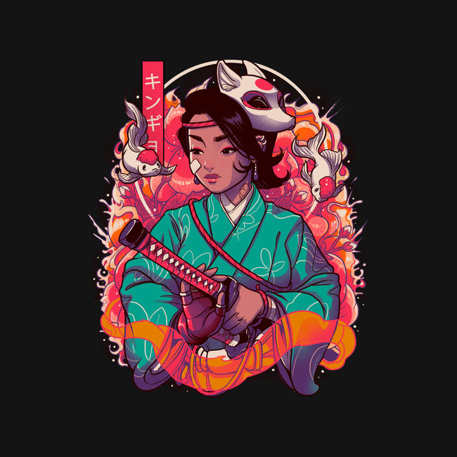 Samurai Kingyo-unisex zip-up sweatshirt-Bruno Mota