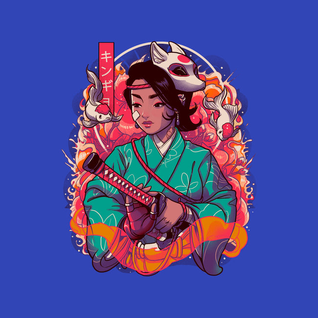 Samurai Kingyo-none glossy sticker-Bruno Mota