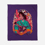 Samurai Kingyo-none fleece blanket-Bruno Mota