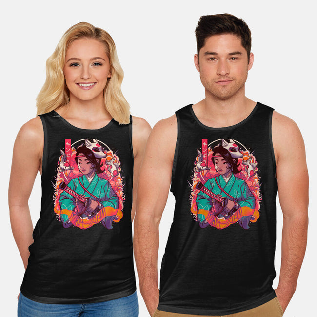 Samurai Kingyo-unisex basic tank-Bruno Mota