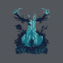 Forest Monster-womens basic tee-RamenBoy