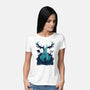 Forest Monster-womens basic tee-RamenBoy