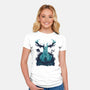 Forest Monster-womens fitted tee-RamenBoy