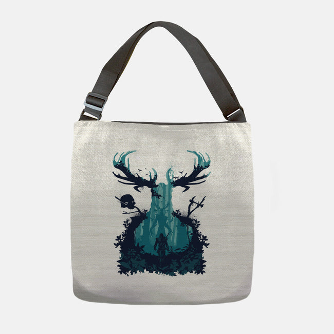 Forest Monster-none adjustable tote-RamenBoy