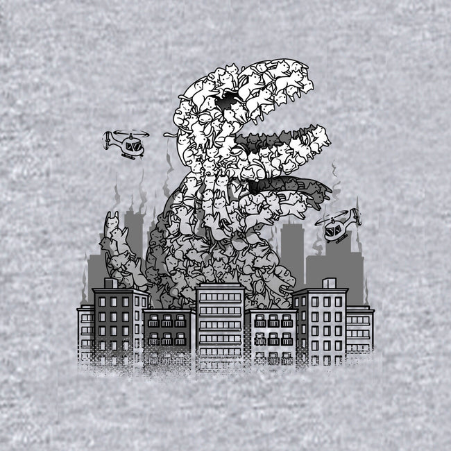 Catzilla Attacks-baby basic tee-tobefonseca