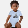 Catzilla Attacks-baby basic onesie-tobefonseca