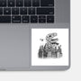 Catzilla Attacks-none glossy sticker-tobefonseca