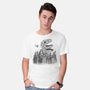 Catzilla Attacks-mens basic tee-tobefonseca