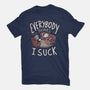 Everybody Thinks I Suck-womens basic tee-eduely