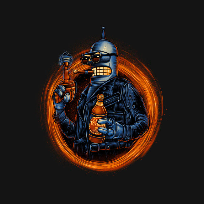 Benderminator-womens basic tee-glitchygorilla